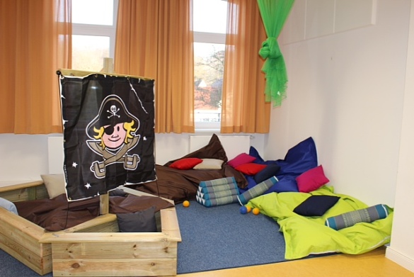 Auf dem Bild ist die Oase der Schule St. Magnus zu sehen.