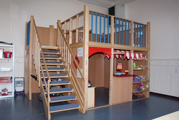 Auf dem Bild ist das Spielzimmer der Schule St. Magnus zu sehen.